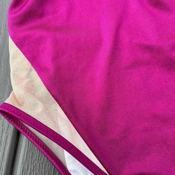 Victoria’s Secret PINK Wild Orchid Mesh Halter One Piece Bikini - Picture 3 of 7